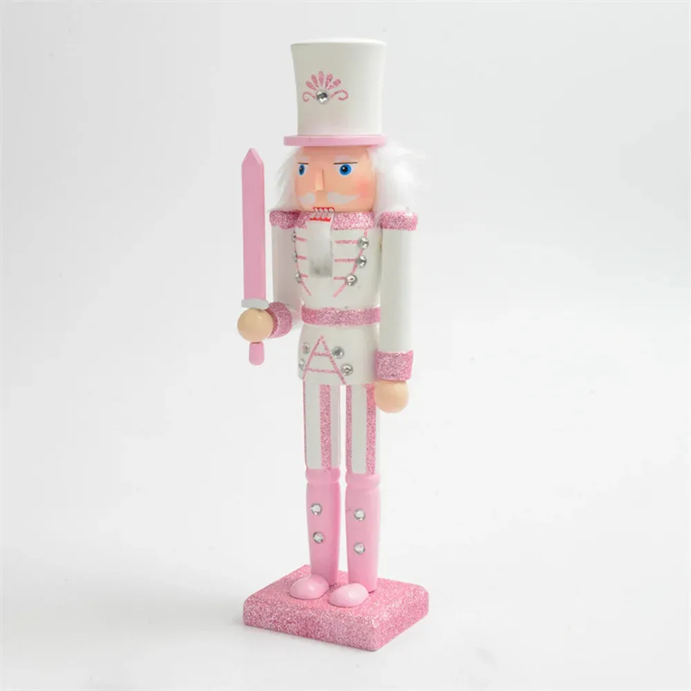 The Pink Nutcracker Soldier Figurines