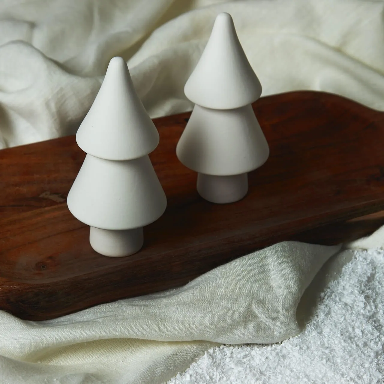 Tiered Ceramic Trees Set of 2