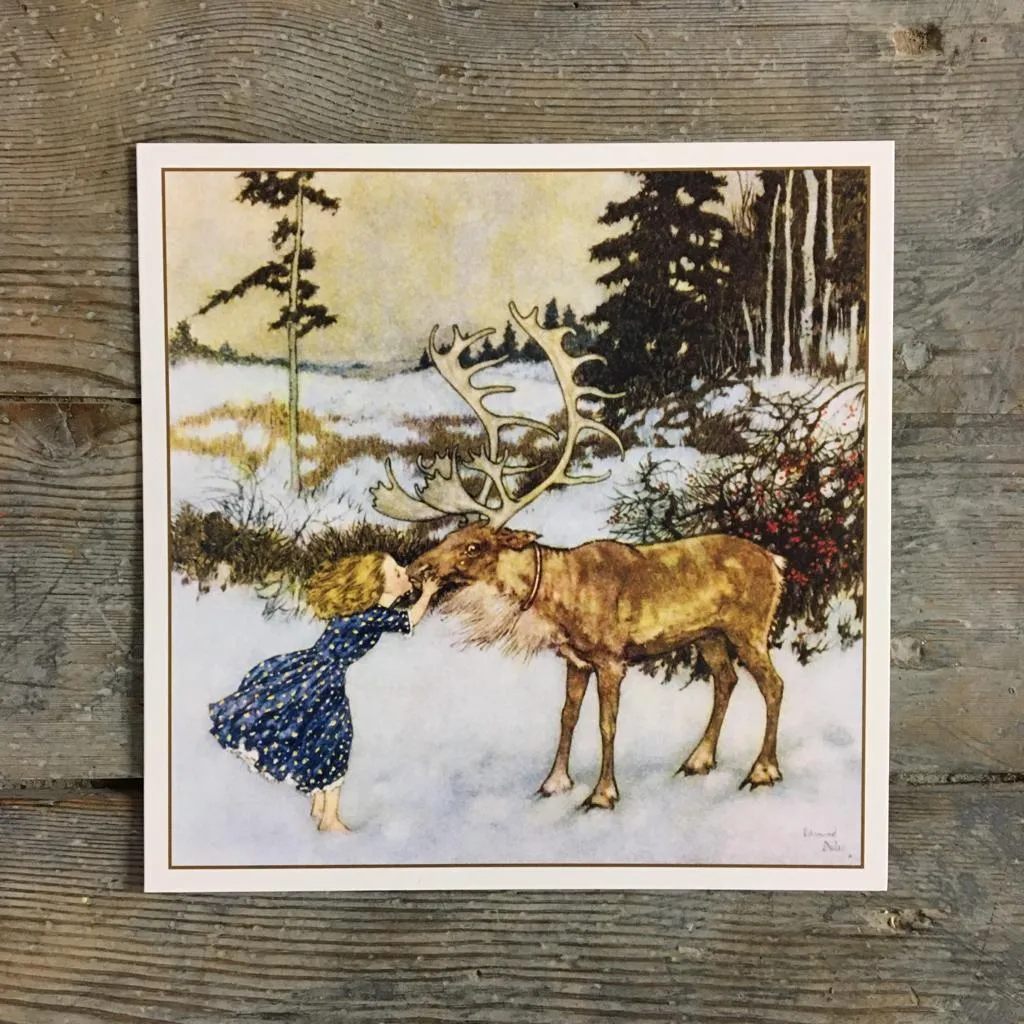 Traditional Christmas Card Pack - Gerda and the Reindeer