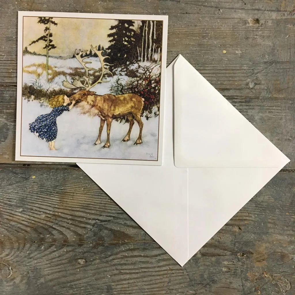 Traditional Christmas Card Pack - Gerda and the Reindeer