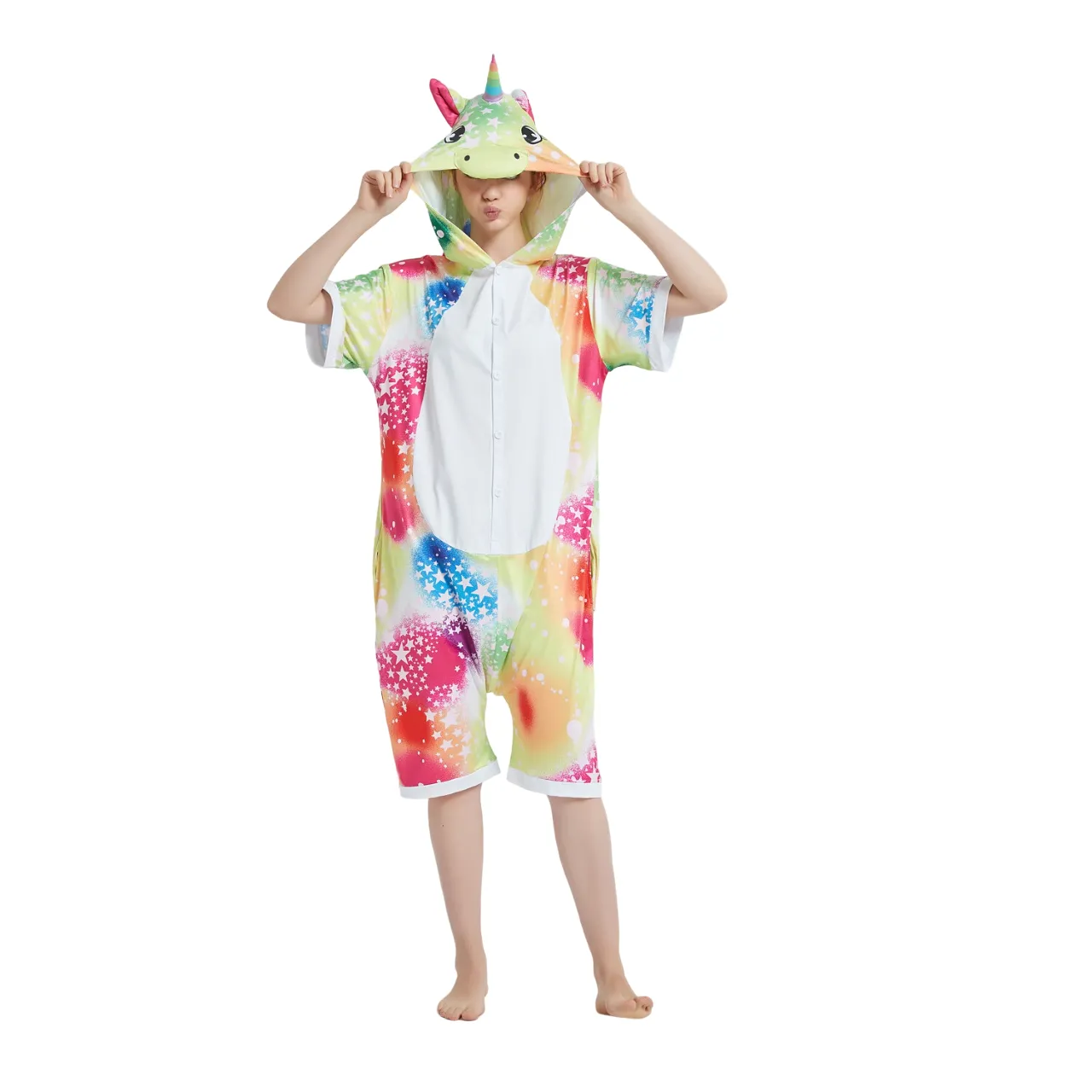 Yellow Bright Sky Adult Summer Onesie